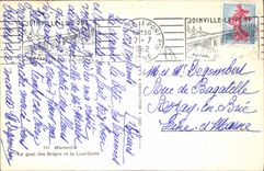 CPA Marseille Le Quai Des Belges Et La Canebiere