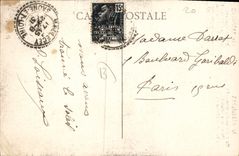CPA Marseille Parisienne Mistral bûche tafanari