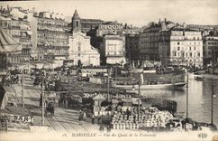 CPA Marseille Vue Des Quais De la Fraternite