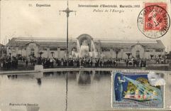 CPA Marseille Exposition Internationale D'Electricite Palais De I'Energie 1908 palais de l'énergie