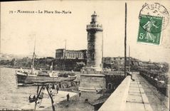 CPA Marseille Le Phare Ste Marie