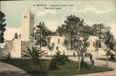 CPA Marseille Exposition Coloniale Palais De La Tunisie 1906