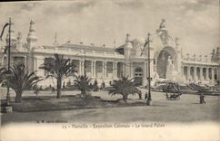CPA Marseille Exposition Coloniale Le Grand Palais