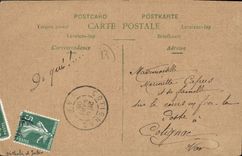 CPA Un Baiser Marseille
