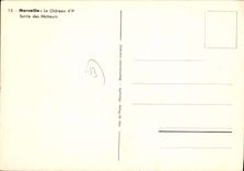 CPSM Marseille Le Chateau d'if Sortie Des Pecheurs illustrateur TANNER 1939