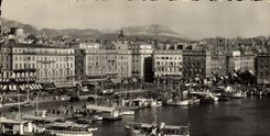 CPSM Marseille Un Coin Du Vieux Port Et Le Quai Des Belges