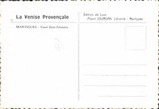 CPSM Martigues Canal Saint Sebastien