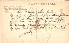 CPA Berre L'Etang Base Aeronavale Carré des officiers