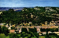 CPSM Lamanon Vue Generale Aerienne