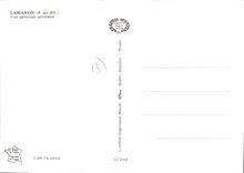 CPSM Lamanon Vue Generale Aerienne