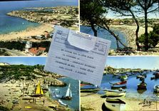 CPSM La Couronne Vue Generale Plage Du Verdon port de Carro