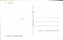CPA Alger Vue Prise En Rade