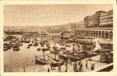 CPA Alger Le Port Et Les Boulevards