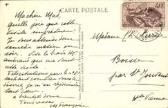 CPA Alger rue Marengo Petites Algeriennes travaillant à la broderie indigène