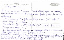 CPA Alger Baie Vue Du Balcon St Raphael