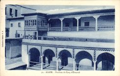 CPA Alger Pavillon Du Coup D'Eventail
