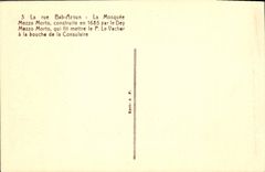 CPA La Rue Bab Azoun La Mosquee Mezzo Morto 1685 fit mettre P Le vacher à la bouche de la Consulaire