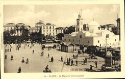 CPA Alger La Place Du Gouvernement