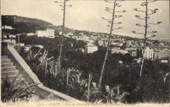 CPA Alger Vue Sur Mustapha Supérieur Du chemin de la croix