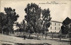 CPA Alger La Caserne D'Orleans Et Casbah