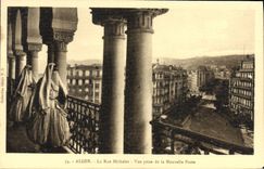 CPA Alger La Rue Michelet Vue Prise De La Nouvelle Poste