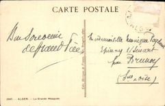 CPA Alger La Grande Mosquee