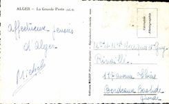 CPA Alger La Grande Poste