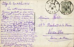 CPA Alger Statue Du Duc D'Orleans Et Mosquee Djemaa Djedid