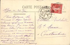 CPA Alger La Douane Et Les Quais