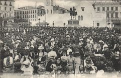 CPA Alger Place Du Gouvernement un Jour De Musique