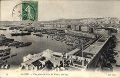 CPA Alger Vue Generale Prise Du Phare Cote Sud