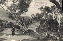 CPA Alger Le Chemin D'El Kattar