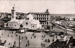 CPA Alger Place Du Gouvernement Mosquee Djama Djedid