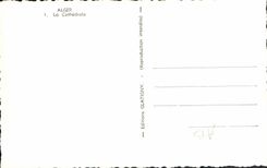 CPA Alger La Cathedrale