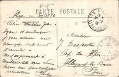 CPA Alger Rue D'Isly Et Rue Monge