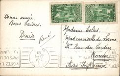 CPA Alger Le Theatre Et Place Bresson