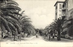 CPA Alger Le Boulevard Victor Hugo
