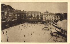 CPA Alger Place Du Gouvernement Et Hotel De La Regence