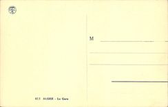 CPA Alger La Gare