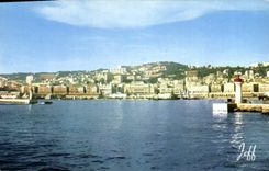 CPA Alger Le Port Et Vue Generale