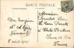 CPA Alger Mosquee Sidi Abderrhaman