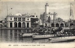 CPA Alger L'Amiraute Et La Defense Mobile