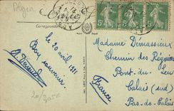 CPA Alger L'Amiraute Et La Defense Mobile