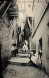 CPA Alger Une Rue De la Casbah
