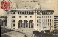 CPA Alger Le Nouvel Hotel Des Postes