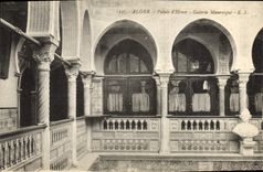 CPA Alger Palais D'Hiver Galerie Mauresque