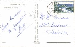 CPA Gambais Le Chateau De Vitry