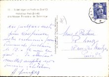 CPSM Saint Leger En Yvelines Hallali Sur Pied maison forestiere