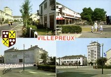 CPSM Villepreux Avenue De Beauce Avenue De Touraine église place Saint-Vincent-de-Paul