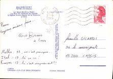 CPSM Maurecourt Le Quai Boubou Dado La Rue Du General de Gaulle église